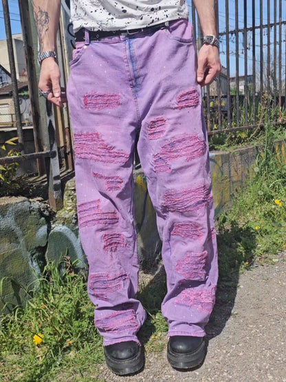 repair purple pants