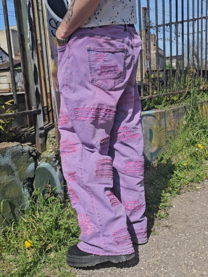 repair purple pants